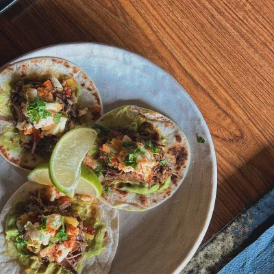 Maguro - Ropa Vieja Tacos